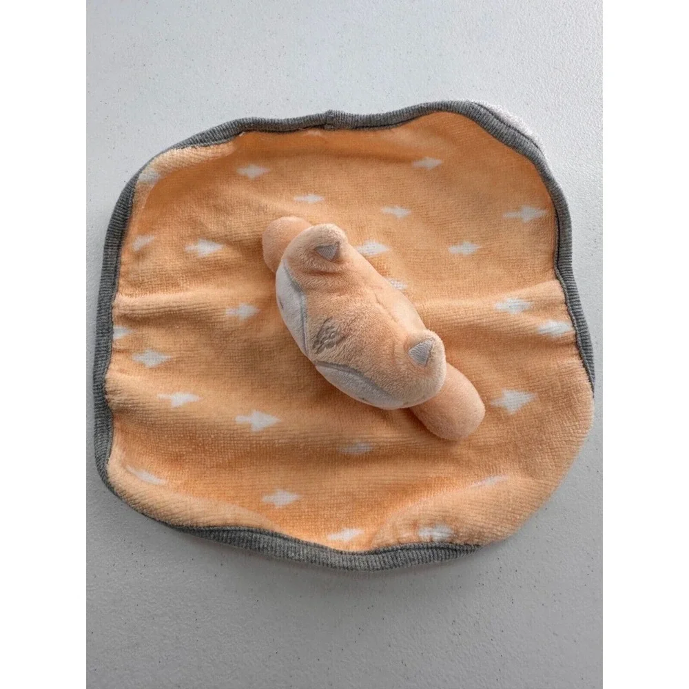 Cloud Island Infant Fox Security Blanket Lovey Plush Head Terry Wash Cloth Baby‎